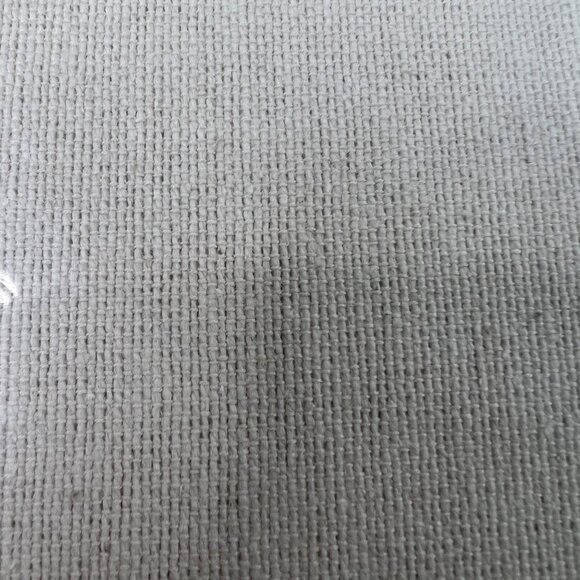 Martha Stewart Table Runner White Block Two Tone Flax Natural Beige 14x72 - Picture 3 of 8